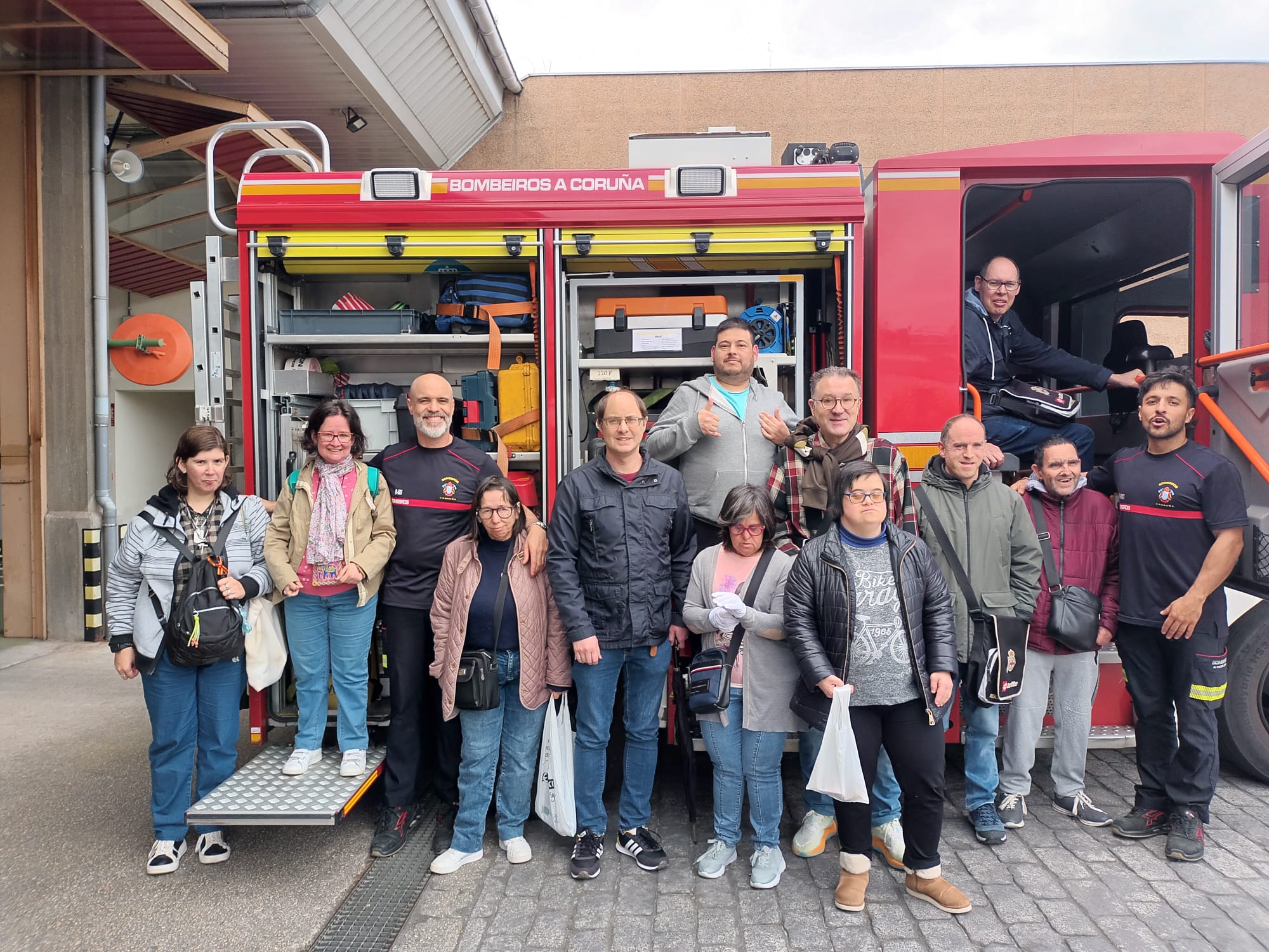 Visitamos o Parque de Bombeiros